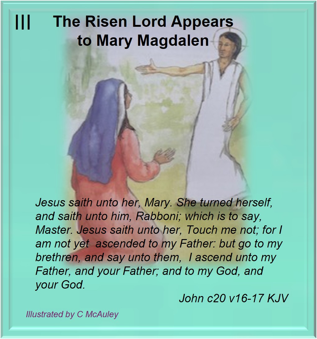 Station 3 - Jesus appears to Mary Magdalene